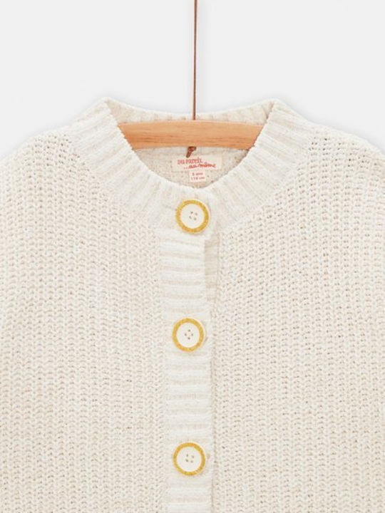 Dpam Kids Cardigan Knitted Ecru