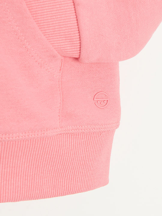 Kids Cardigan with Hood Red