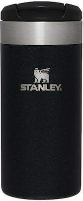 Stanley Glas Thermosflasche Rostfreier Stahl BPA-frei Schwarz 350ml