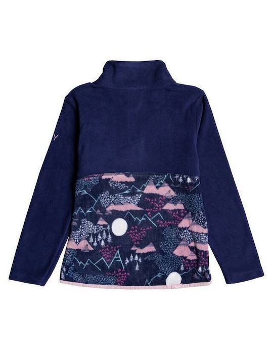 Roxy Kids Fleece Sweatshirt with Pocket Navy Blue