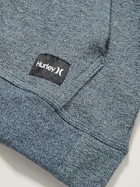 Hurley Kinder Sweatshirt mit Kapuze und Taschen Blau