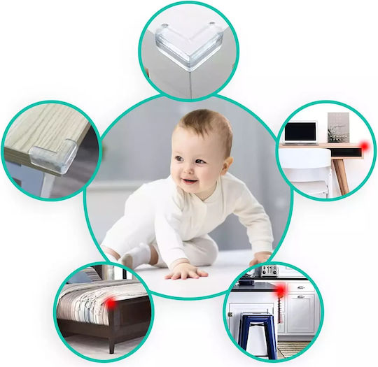 Ricokids Γωνία Προστασίας με Αυτοκόλλητο από Πλαστικό 10τμχ