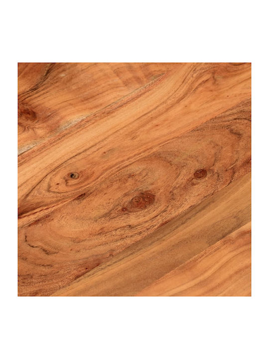 vidaXL Rund Tischoberfläche aus Massivholz in Braun Farbe 50x50x2.5cm 370048 1Stück