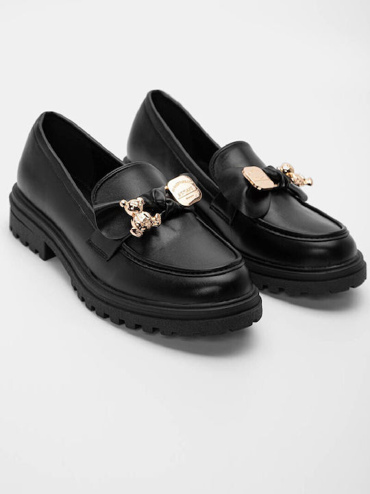 Alta Moda Women's Moccasins in Black Color