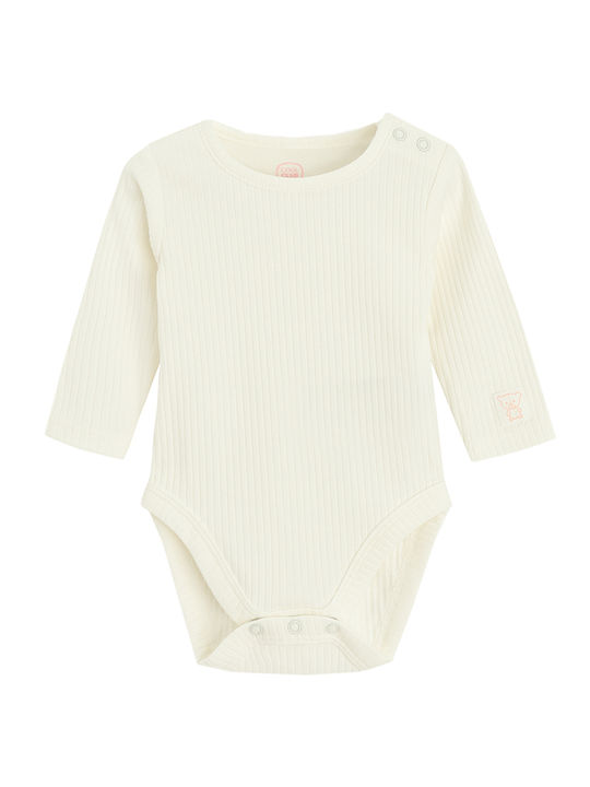 Cool Club Baby Bodysuit Set Long-Sleeved with Pants White