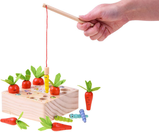 Jokomisiada Παιχνίδι Ψαρέματος Carrots And Workers από Ξύλο