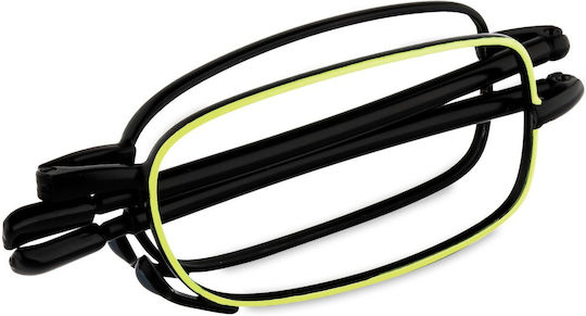 Perspectiv Damen Lesebrille +3.50 in Gelb Farbe COMPACT+3.50