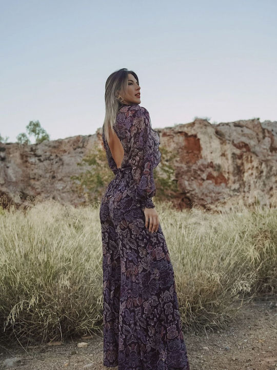 Ciel Mânecă lungă Femei Cămașă Violet