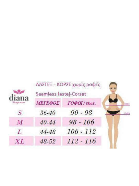 Diana Boxer Σύσφιξης και Ανόρθωσης Χωρίς Ραφές Μαύρο