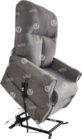 Relaxsessel mit Fußhocker Mf Grey 80x90x108cm