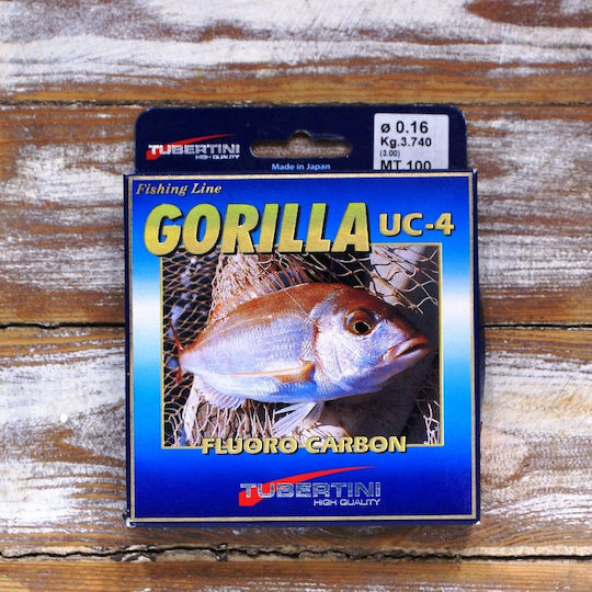 Tubertini Uc-4 Fluorocarbon Fishing Line Transparent 100m / 0.14mm