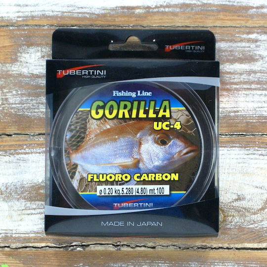 Tubertini Uc-4 Fluorocarbon Fishing Line Transparent 100m / 0.22mm