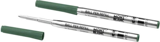 Mont Blanc 2 Ballpoint Ersatz-Tinte für Stift Mittel in Grün Farbe