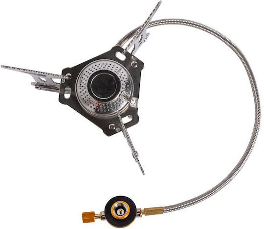 Camping Stove Little Farmer Foldable 3200 W One Burner Piezo-electric Ignition 150x85 Mm Arzător cu gaz pentru butelie 500gr