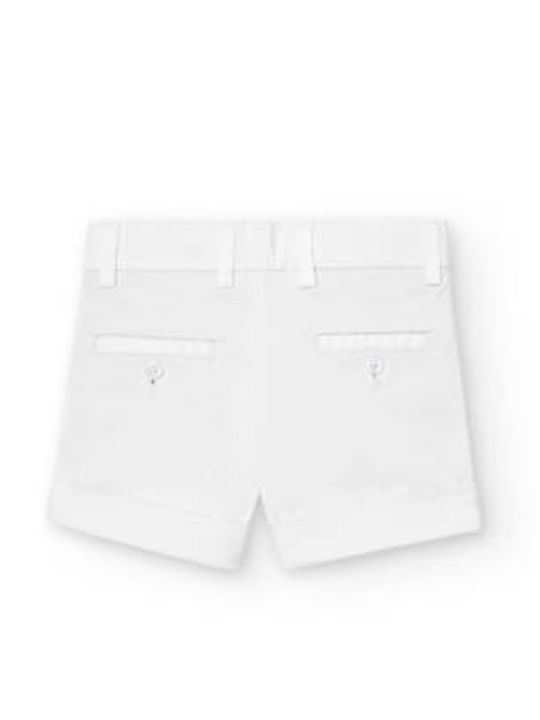 Kinder-Shorts/Bermudas Stoff Weiß