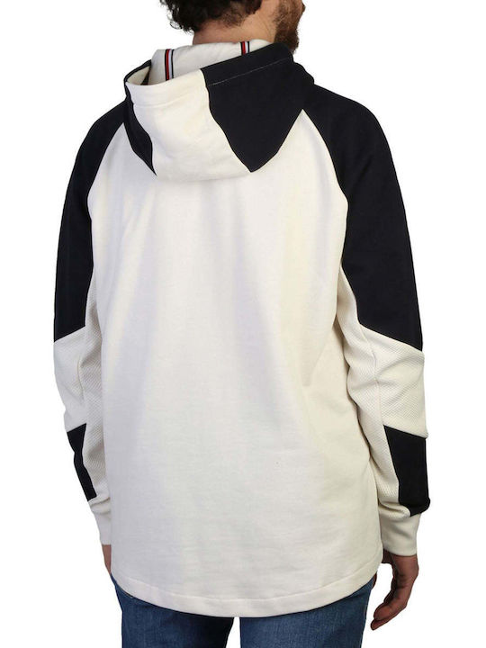 Tommy Hilfiger Men's Sweatshirt with Hood & Pockets White