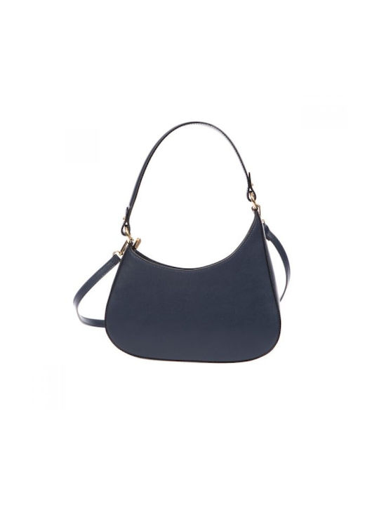 Karras Leder Damen Tasche Schulter Blau