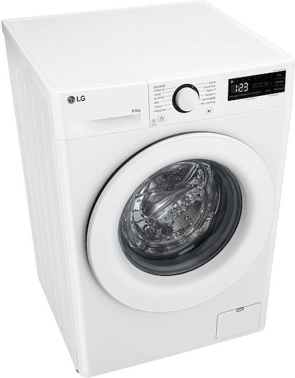 LG Πλυντήριο-Στεγνωτήριο Ρούχων 9kg/6kg Ατμού 1400 Στροφές