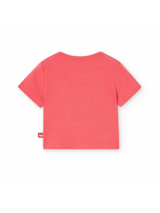 Boboli Kids Blouse Short Sleeve red