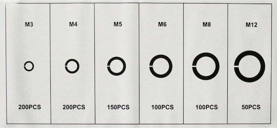 Lock Washer 800pcs Set