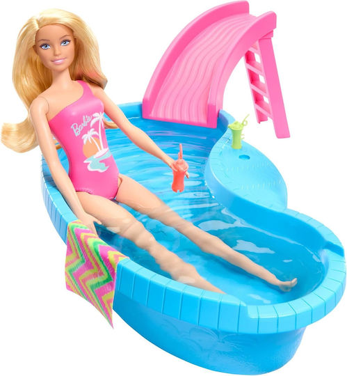 Barbie Pool Playset Doll Set for 3+ Years