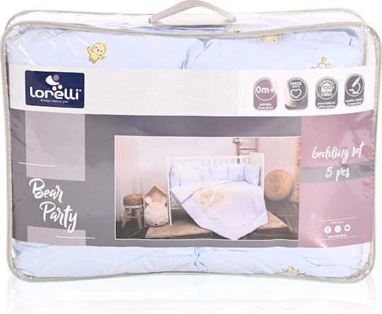 Lorelli Σετ Κούνιας Little Bear Pink 5τμχ