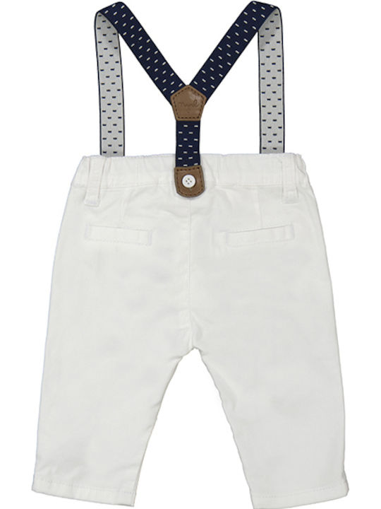 Kids' Fabric Pants white