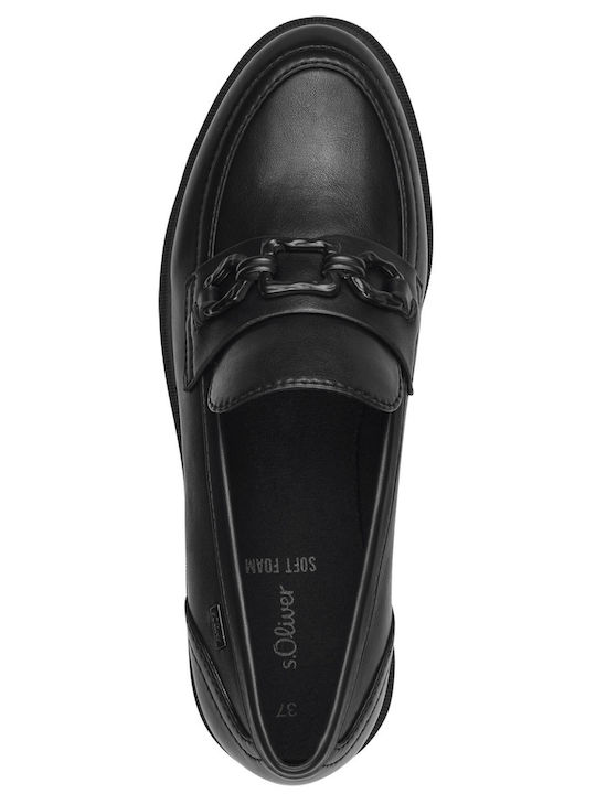 Midly Women's Moccasins in Black Color