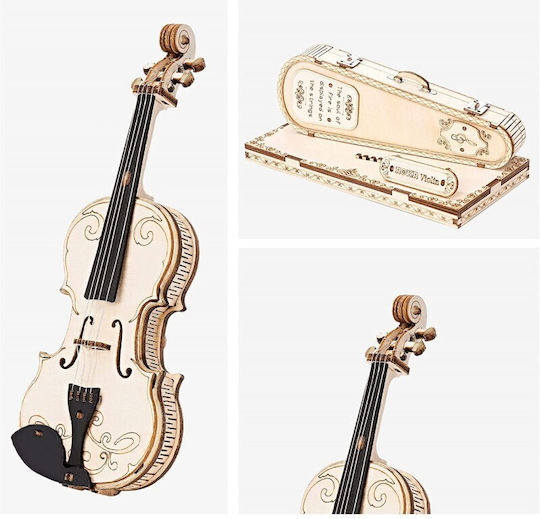 Rokr Construction Toy Wooden Robotime Violin Capriccio For Children 14+ Years