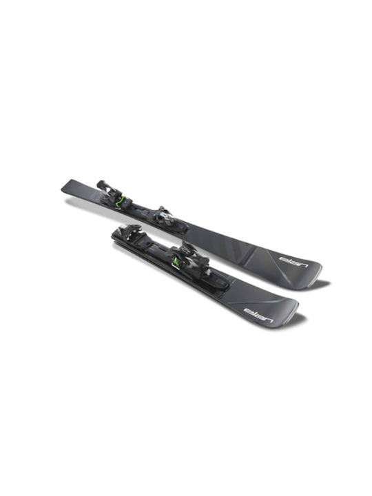 Voyager Elan Men's Ski Boots in Black Color with Bindings