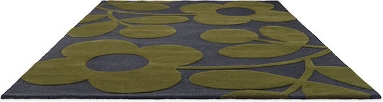 Orla Kiely Spring Stem Lucrat manual Covor Rectangular Marine