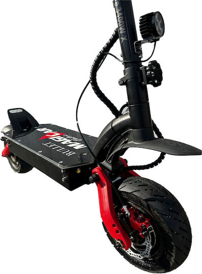 Magiccar X Bullet Ηλεκτρικό Πατίνι με 25km/h Max Ταχύτητα και 80km Αυτονομία σε Μαύρο Χρώμα