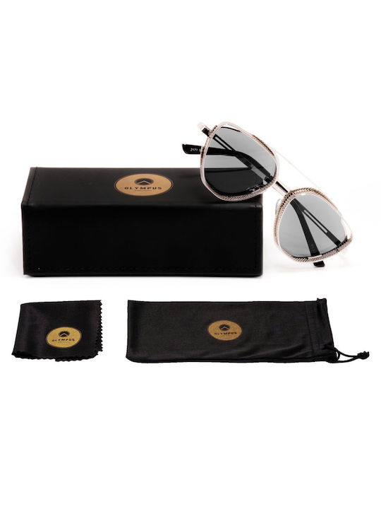 Olympus Sunglasses Xerxes Women's Sunglasses with Rose Gold Frame and Gray Lens 8091488304108