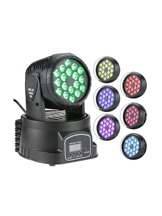 Party Διακοσμητικό Φωτιστικό LED RGB 24x18εκ.
