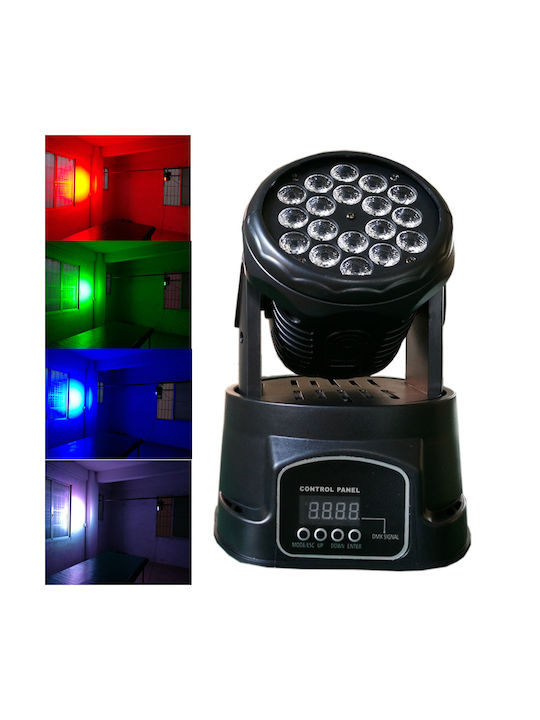 Party Διακοσμητικό Φωτιστικό LED RGB 24x18εκ.