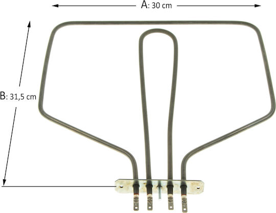 Lower Oven Heating Element Teka 220V 800W 45V 300W Double