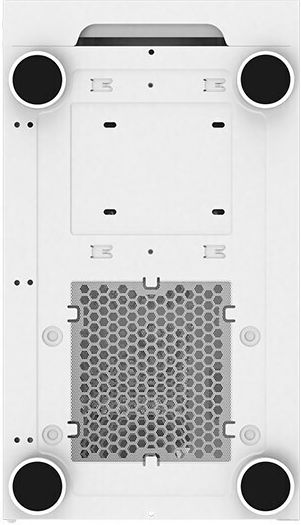 Montech X3 Mesh Gaming Midi Tower Computer Case with Side Window and RGB Lighting White