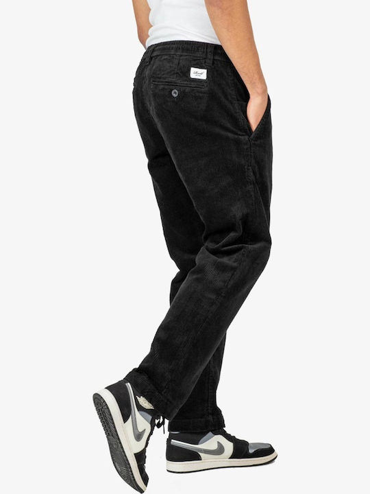 Reflex Παντελόνι Chino σε Loose Εφαρμογή Black