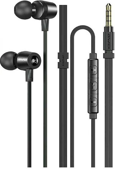 Awei L1 In-ear Handsfree Ακουστικά με Βύσμα 3.5mm Μαύρο