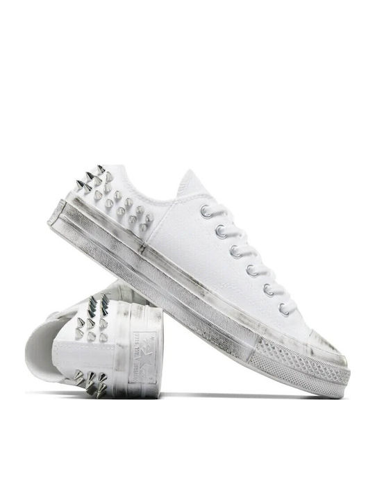 Chuck 70 Studded Damen Sneakers White / Black