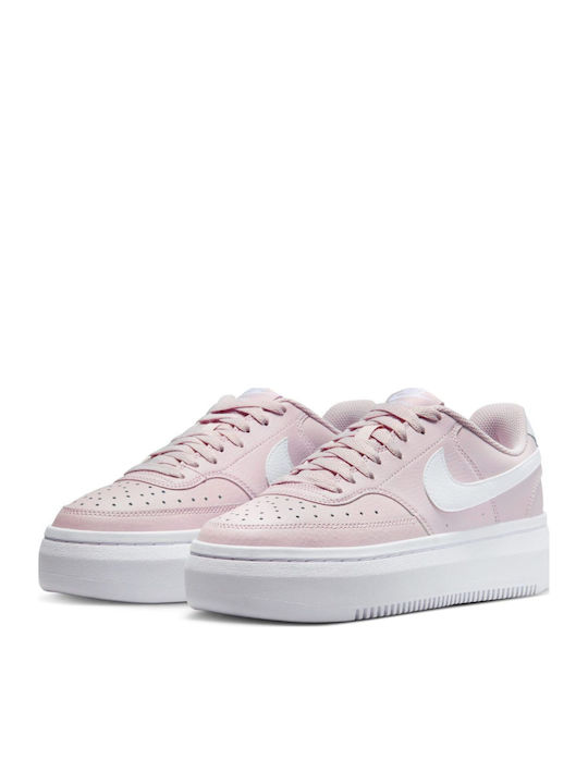 Court Vision Alta Γυναικεία Flatforms Sneakers Ροζ