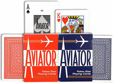 Aviator Spielkarten Blau