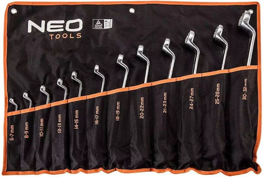 Neo Tools Комплект 12 Полигон Ключове Извити