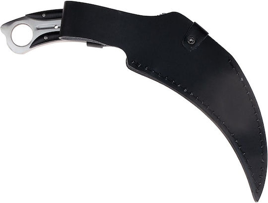 Karambit Supraviețuire Negru Cu Husă