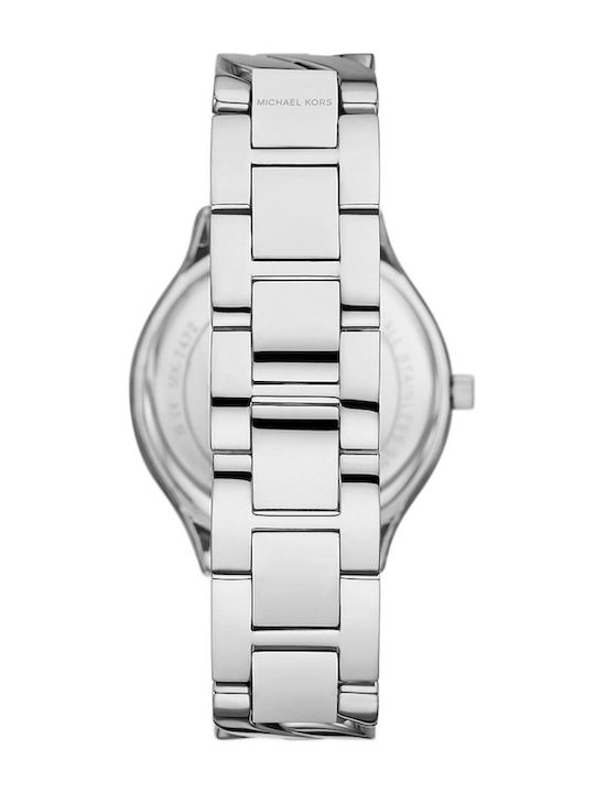 Michael Kors Runway Women's Watch Chronograph with Silver Metal Bracelet