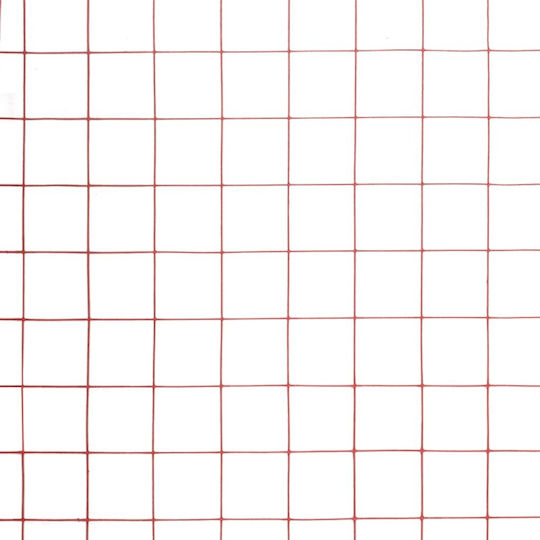 vidaXL Wire Fencing with PVC Coating Red 1.5x10m