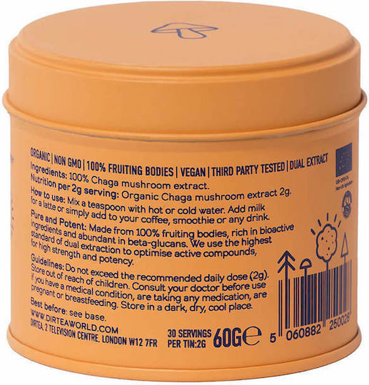 Dirtea Chaga Powder The Energy Mushroom 60gr Energy
