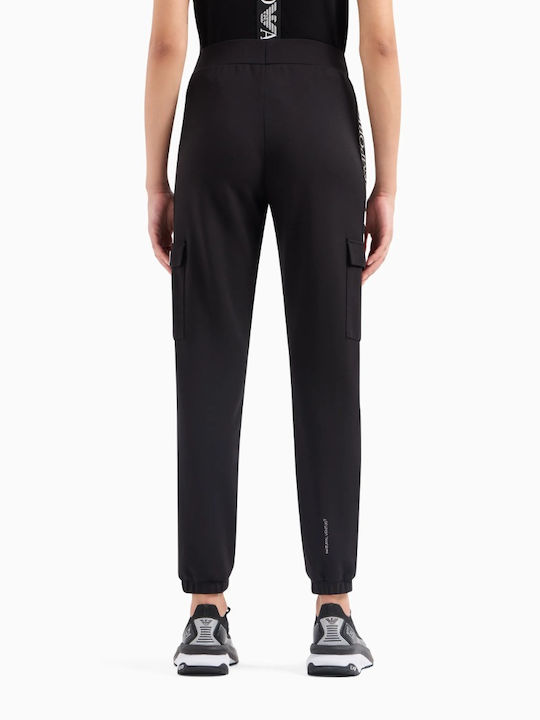 Emporio Armani Damen-Sweatpants Μαύρη