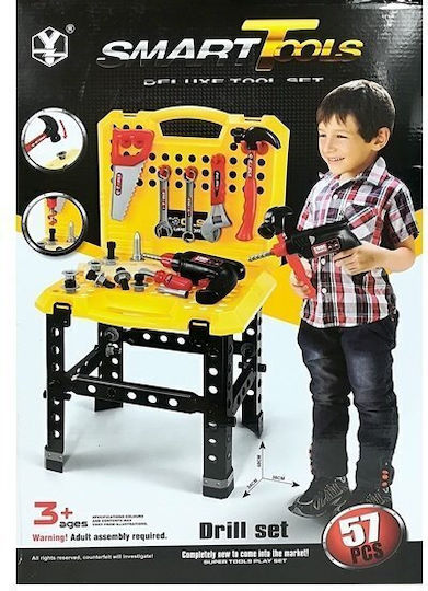 Lean Toys Big Workshop Set Expandable in Case for 3+ Years