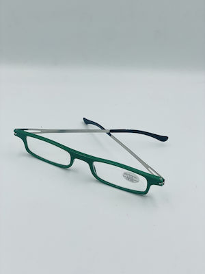 Optosquad Reading Glasses +1.00 Pocket in Green color D1977-GREEN-100